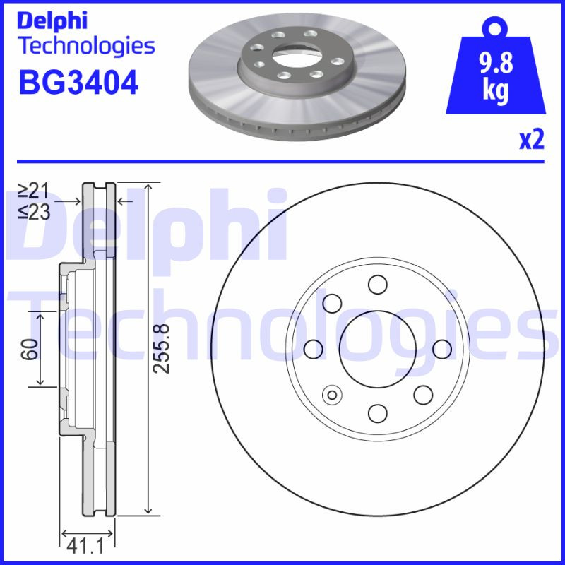 DELPHI Bremsscheibe
