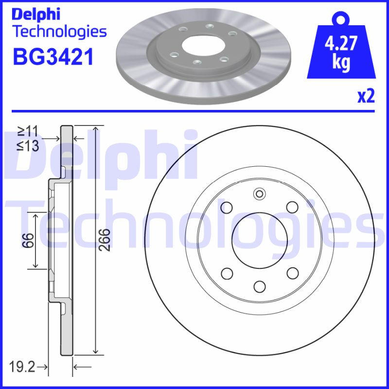 DELPHI Bremsscheibe