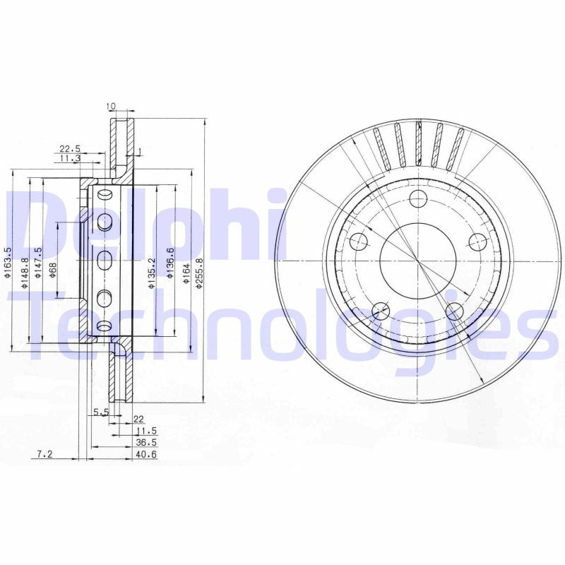 DELPHI Bremsscheibe