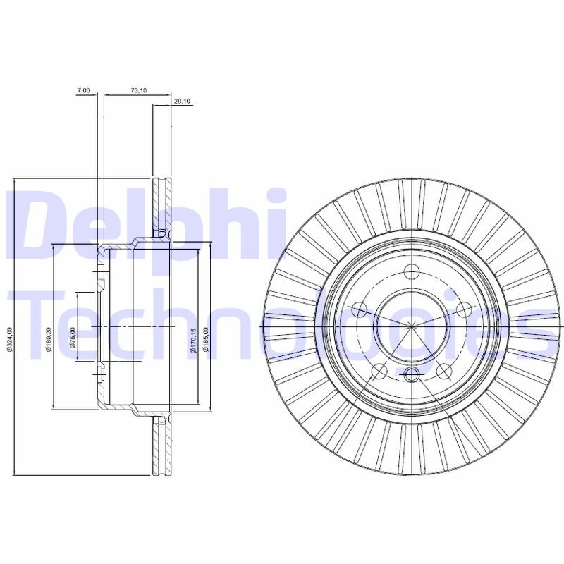 DELPHI Bremsscheibe