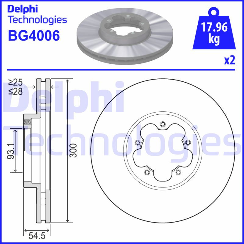 DELPHI Bremsscheibe