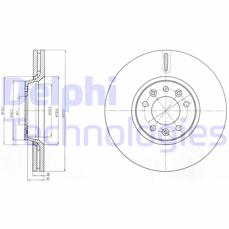 DELPHI Bremsscheibe