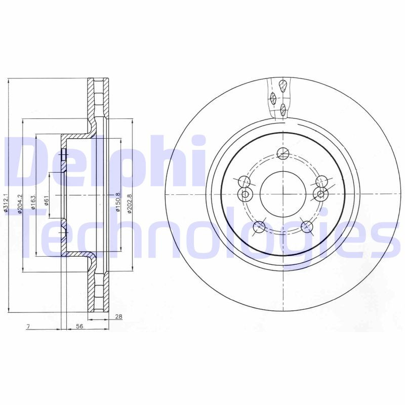 DELPHI Bremsscheibe