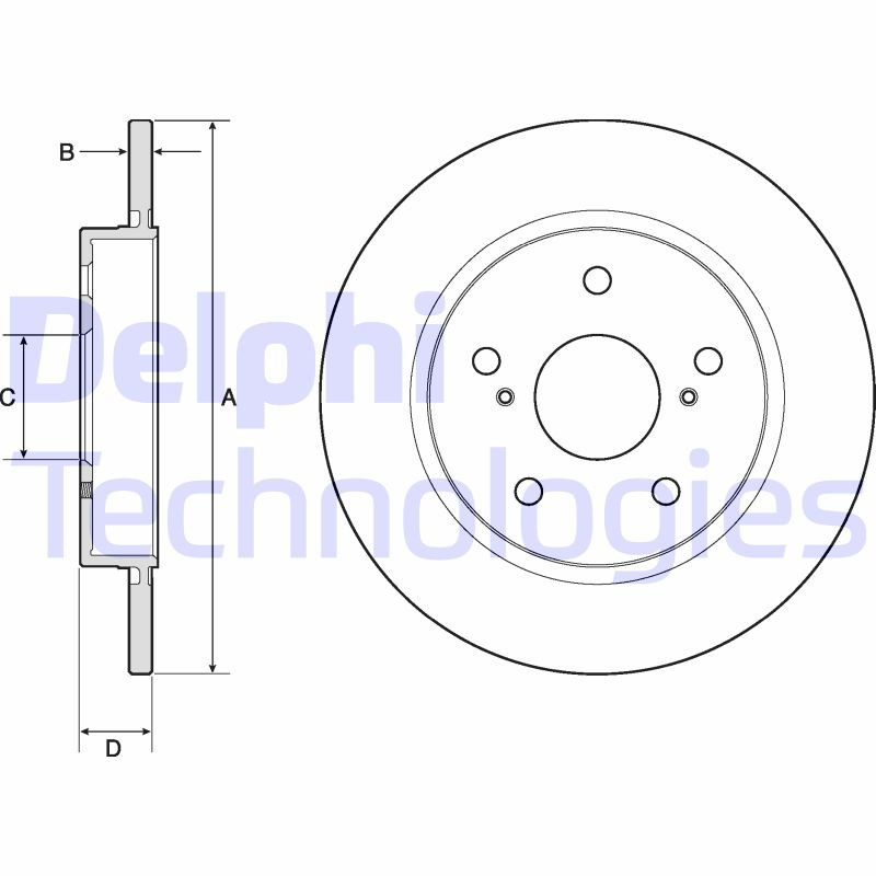 DELPHI Bremsscheibe
