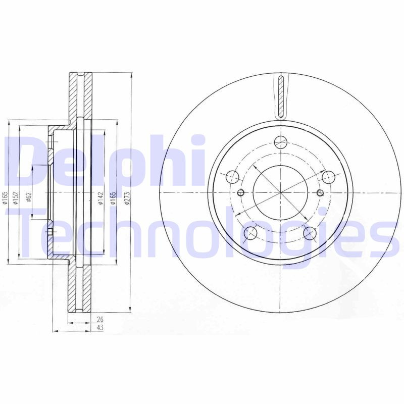 DELPHI Bremsscheibe