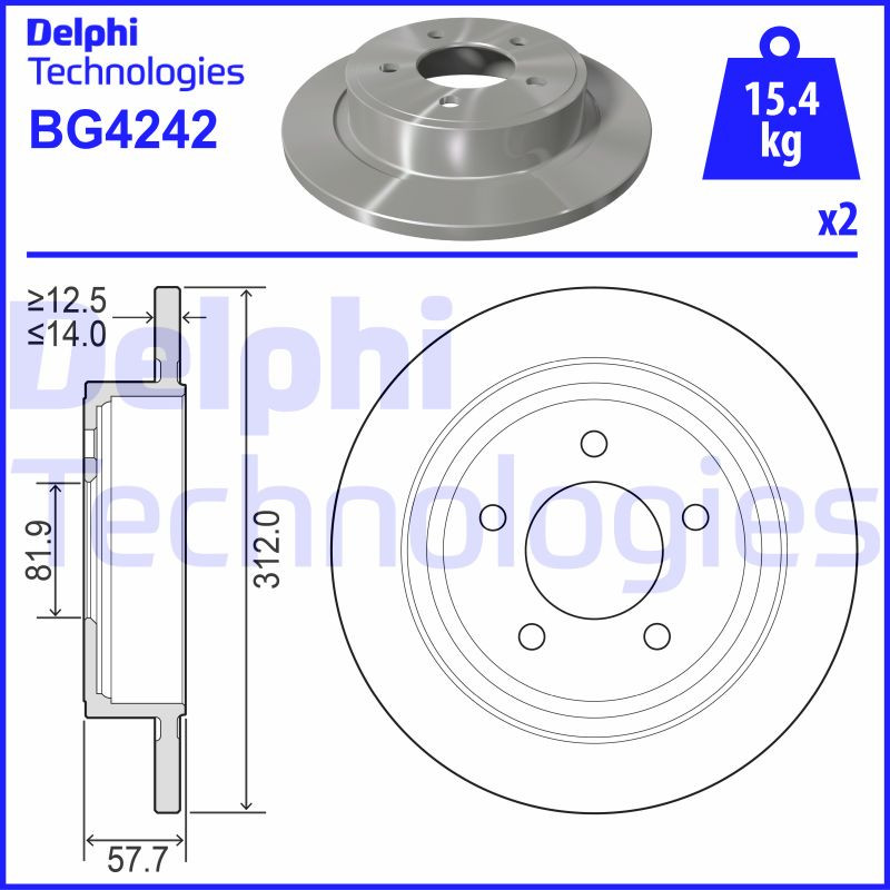 DELPHI Bremsscheibe