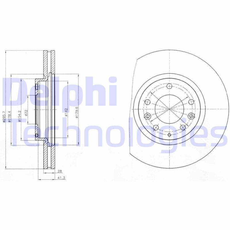 DELPHI Bremsscheibe