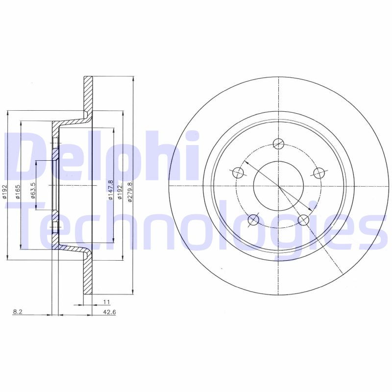 DELPHI Bremsscheibe