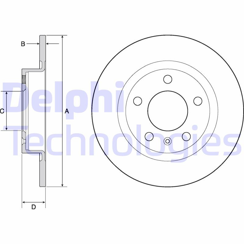 DELPHI Bremsscheibe