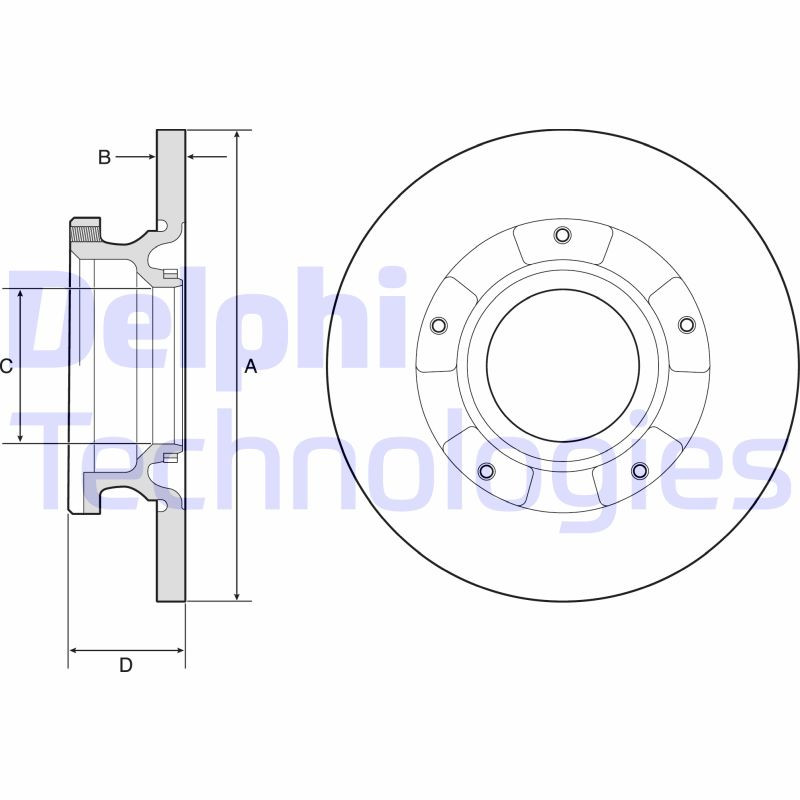 DELPHI Bremsscheibe