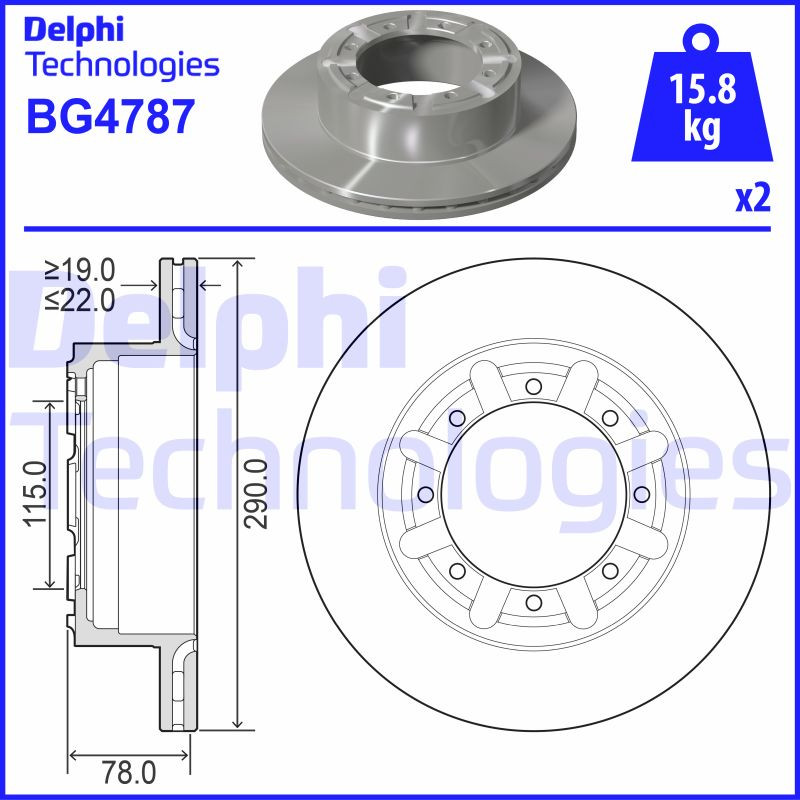 DELPHI Bremsscheibe