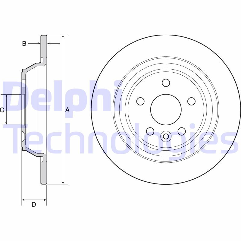 DELPHI Bremsscheibe