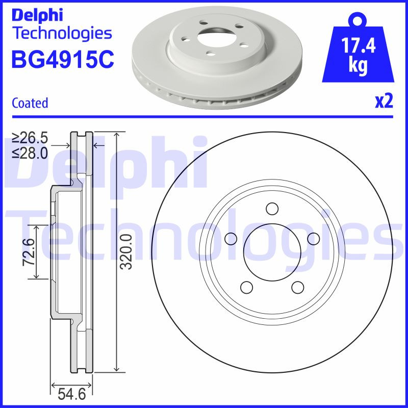 DELPHI Bremsscheibe