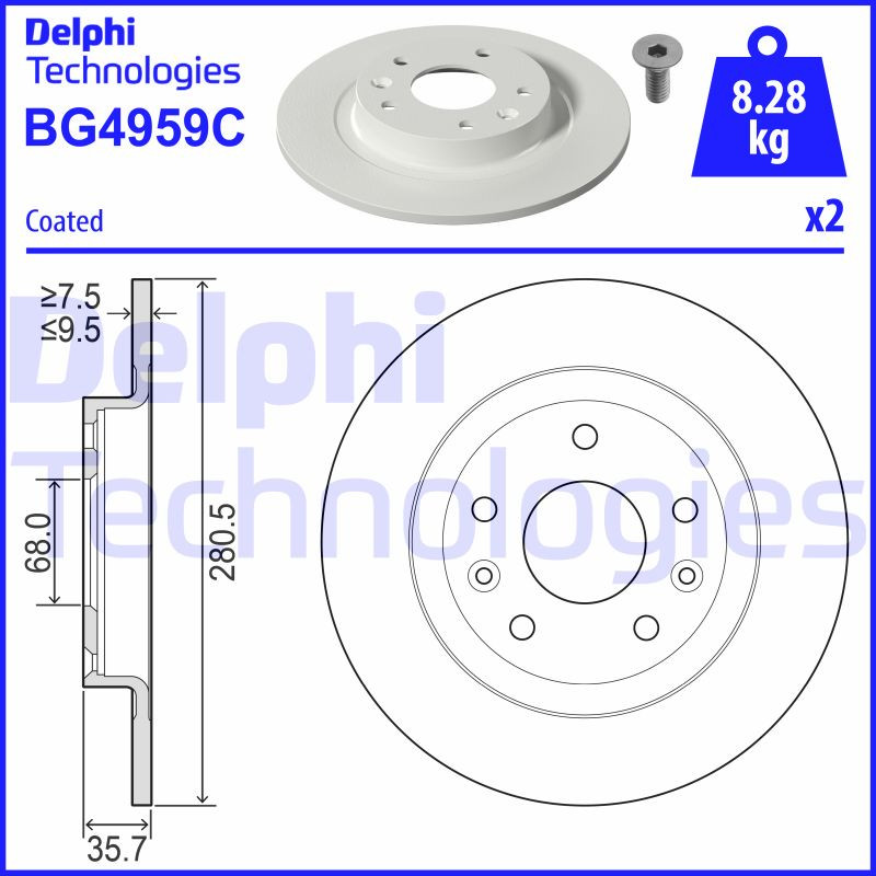 DELPHI Bremsscheibe
