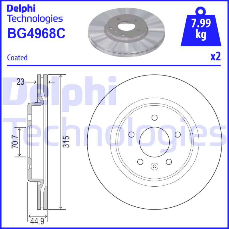DELPHI Bremsscheibe