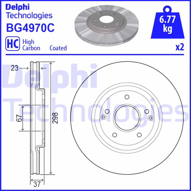 DELPHI Bremsscheibe