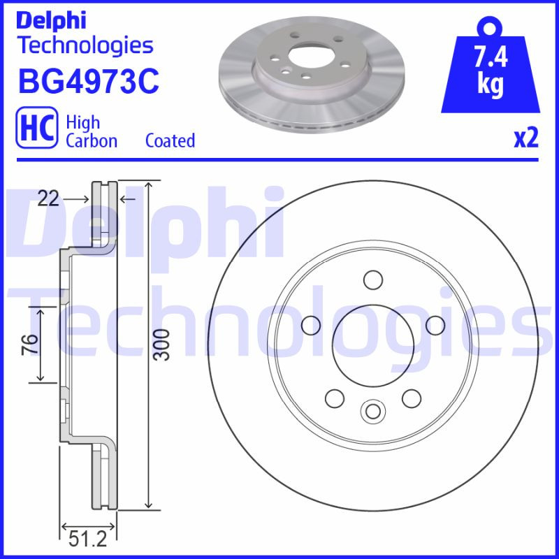DELPHI Bremsscheibe