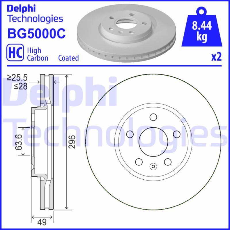 DELPHI Bremsscheibe