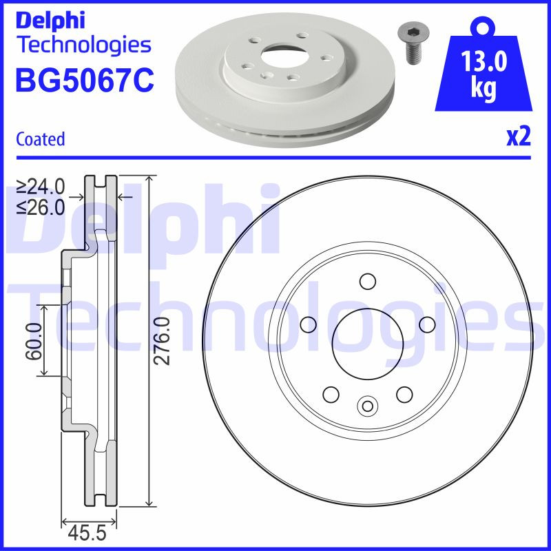 DELPHI Bremsscheibe