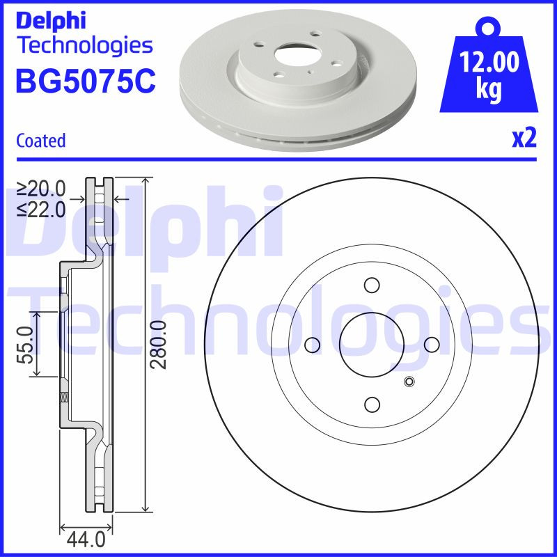 DELPHI Bremsscheibe