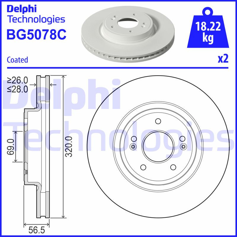 DELPHI Bremsscheibe