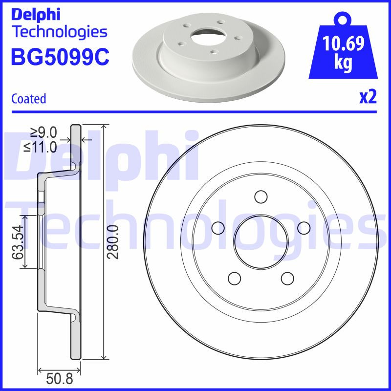 DELPHI Bremsscheibe