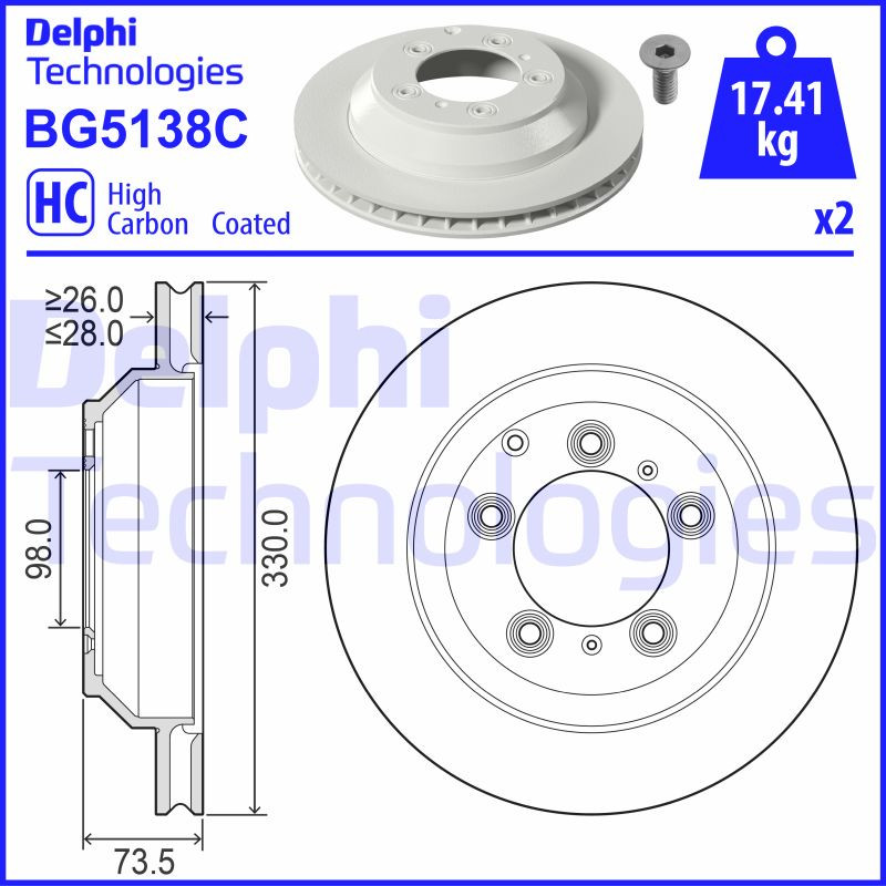 DELPHI Bremsscheibe