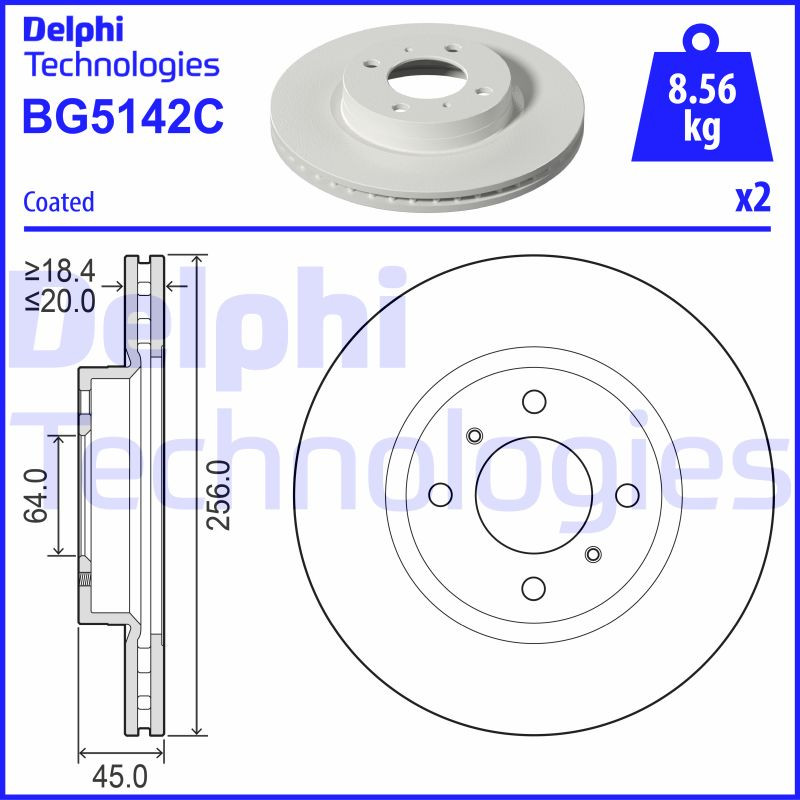 DELPHI Bremsscheibe