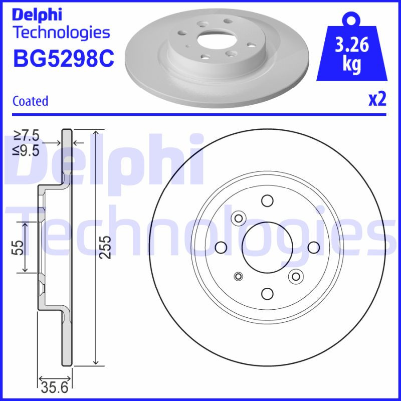 DELPHI Bremsscheibe