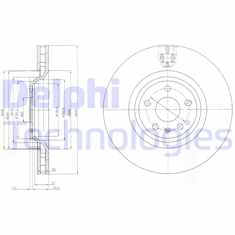 DELPHI Bremsscheibe
