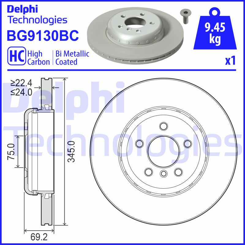 DELPHI Bremsscheibe