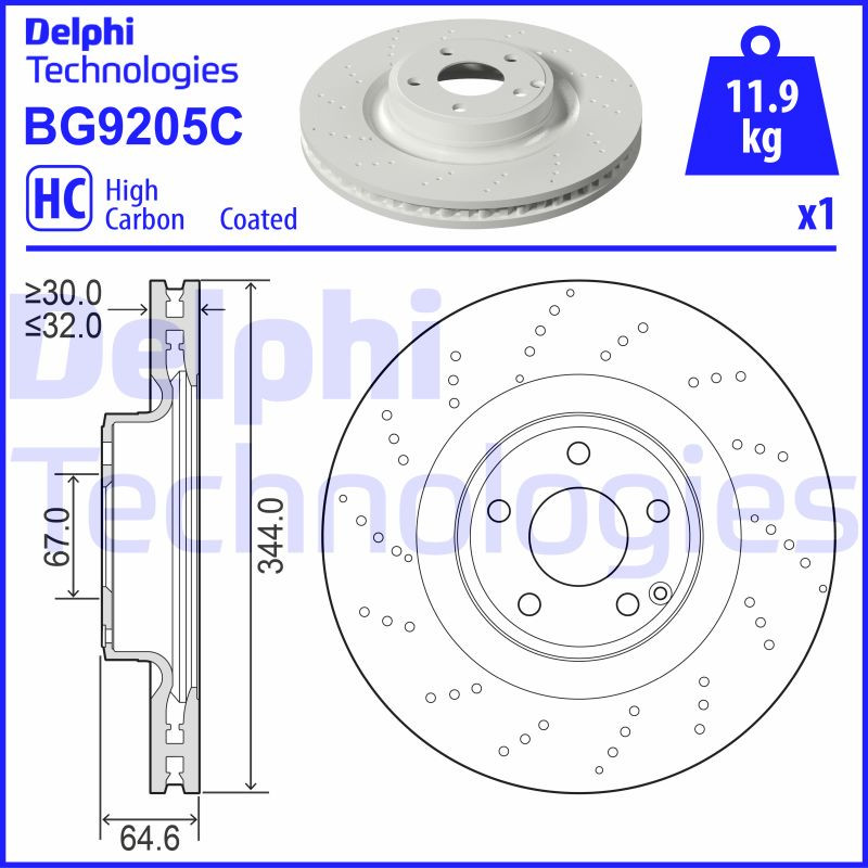 DELPHI Bremsscheibe