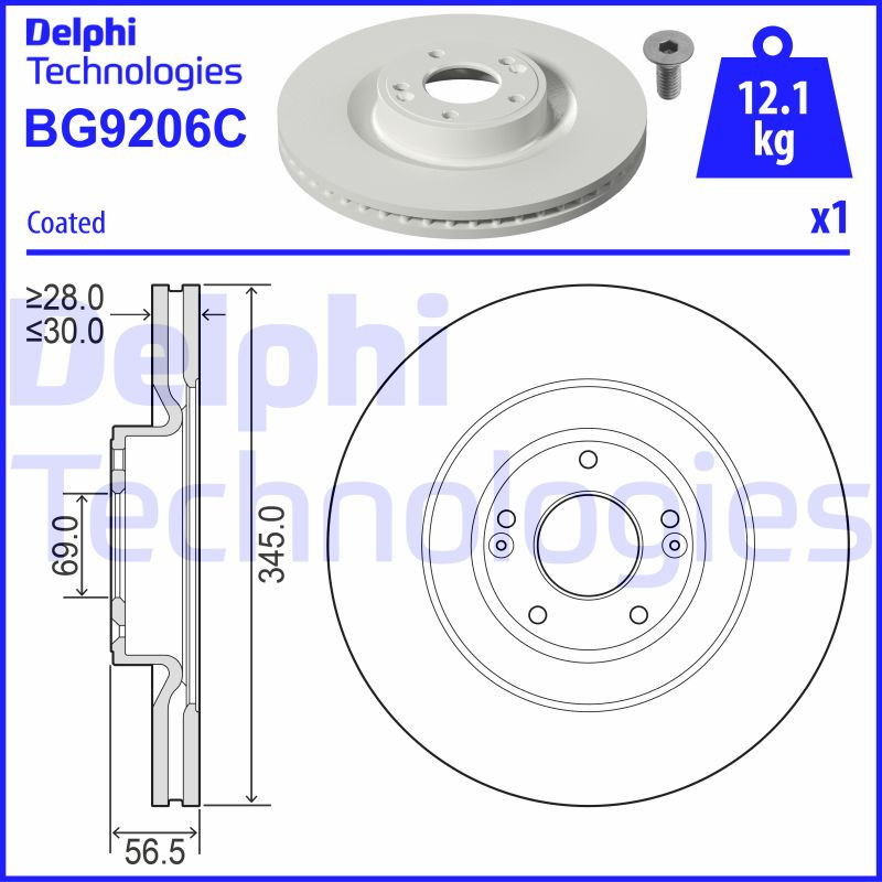 DELPHI Bremsscheibe