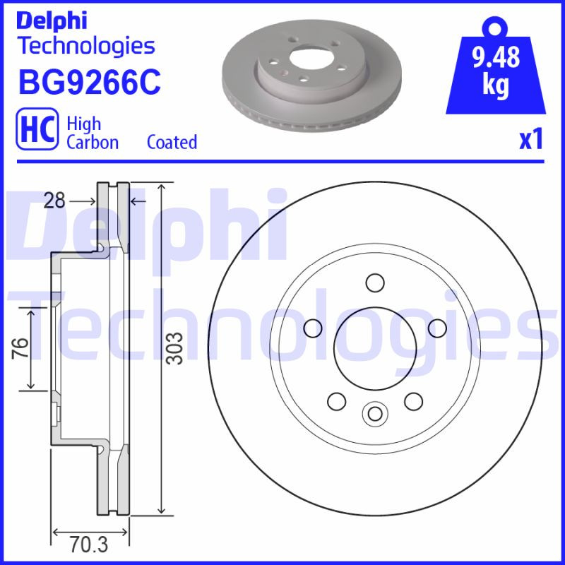 DELPHI Bremsscheibe