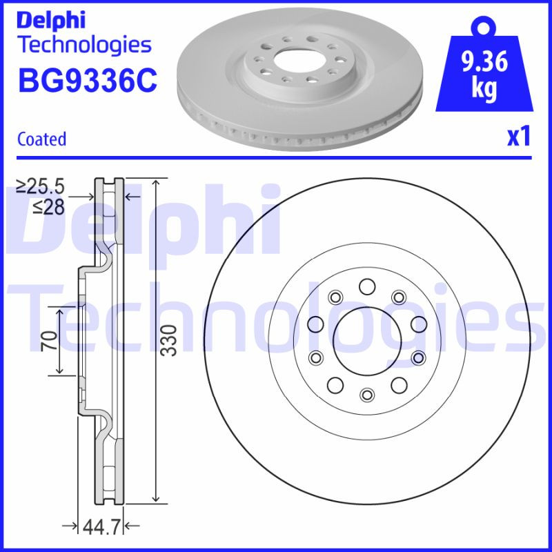 DELPHI Bremsscheibe
