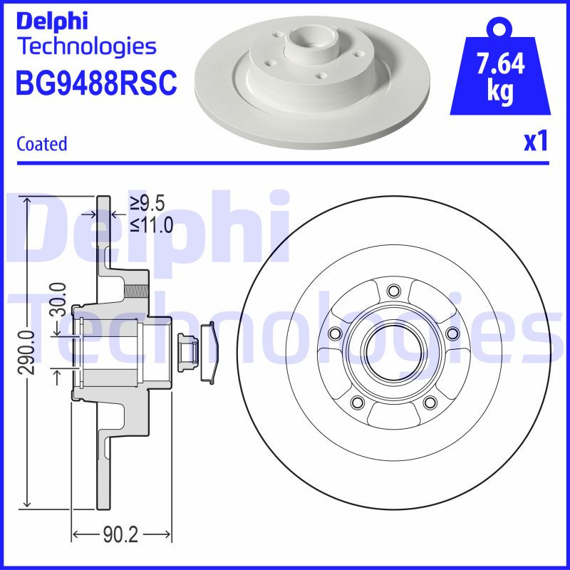 DELPHI Bremsscheibe