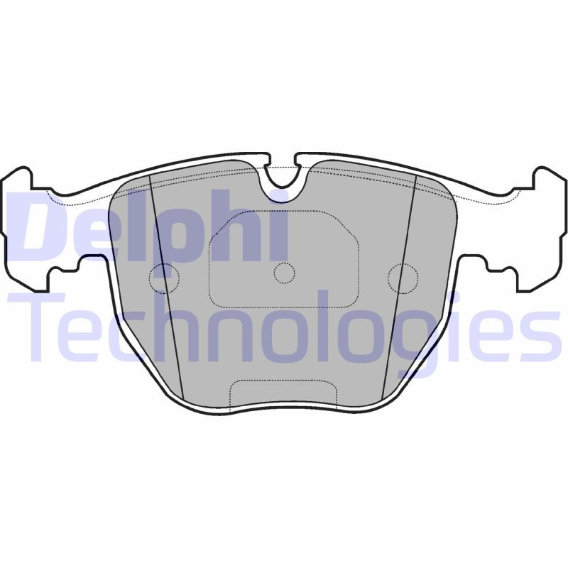 DELPHI Bremsbelagsatz, Scheibenbremse