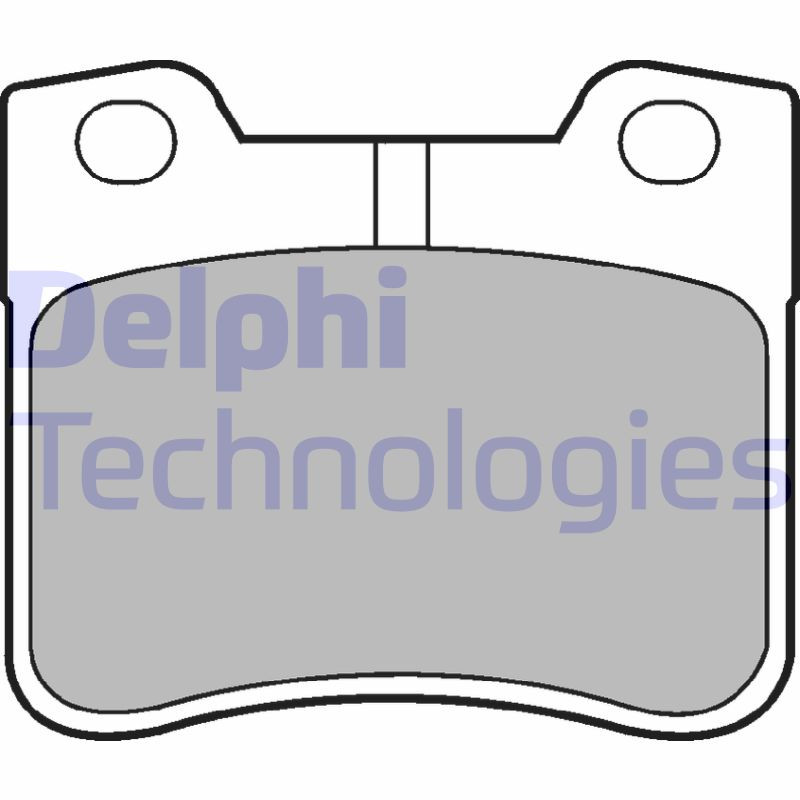 DELPHI Bremsbelagsatz, Scheibenbremse