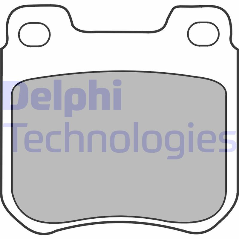DELPHI Bremsbelagsatz, Scheibenbremse