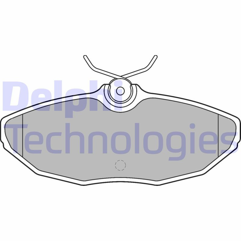 DELPHI Bremsbelagsatz, Scheibenbremse