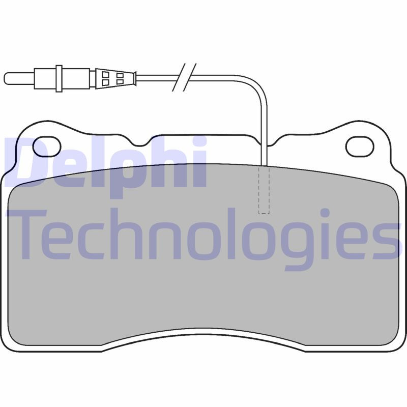DELPHI Bremsbelagsatz, Scheibenbremse