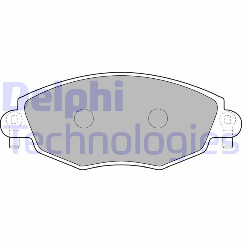 DELPHI Bremsbelagsatz, Scheibenbremse