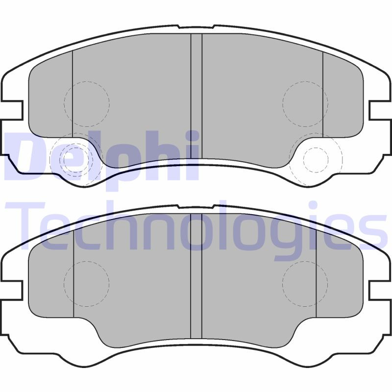 DELPHI Bremsbelagsatz, Scheibenbremse