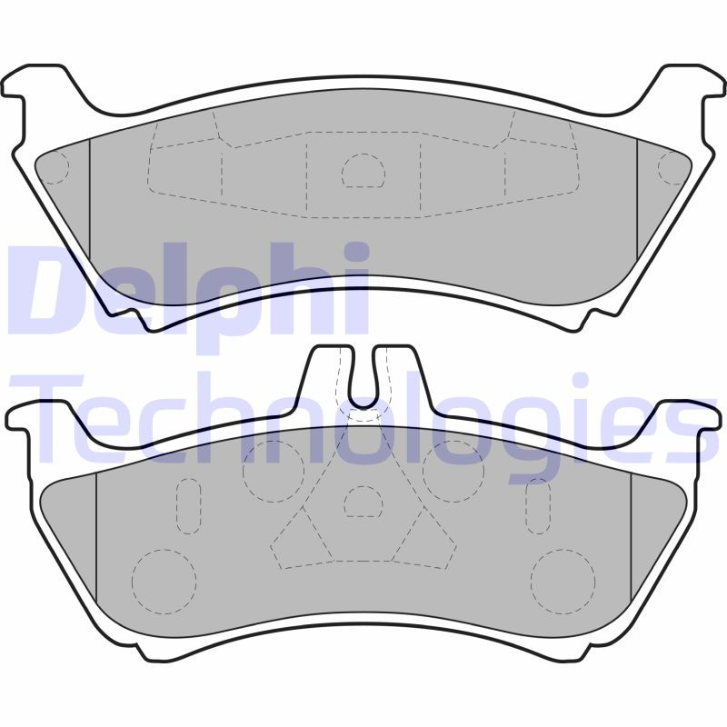 DELPHI Bremsbelagsatz, Scheibenbremse