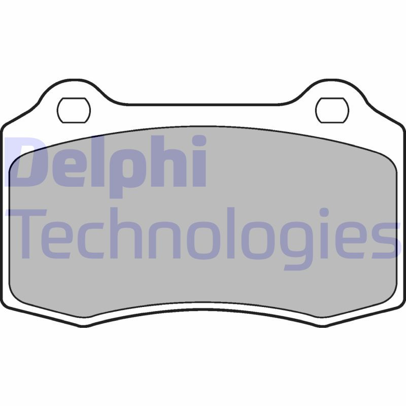 DELPHI Bremsbelagsatz, Scheibenbremse