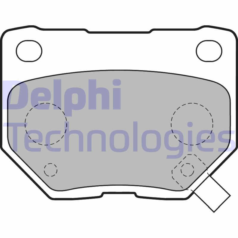 DELPHI Bremsbelagsatz, Scheibenbremse