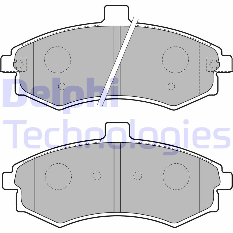 DELPHI Bremsbelagsatz, Scheibenbremse