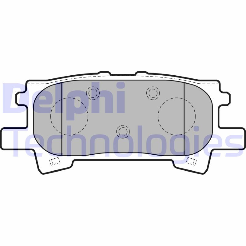 DELPHI Bremsbelagsatz, Scheibenbremse