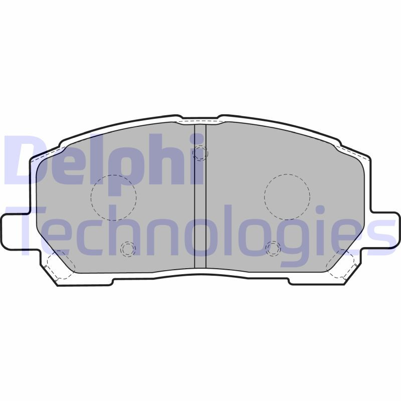 DELPHI Bremsbelagsatz, Scheibenbremse