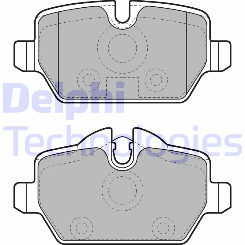 DELPHI Bremsbelagsatz, Scheibenbremse